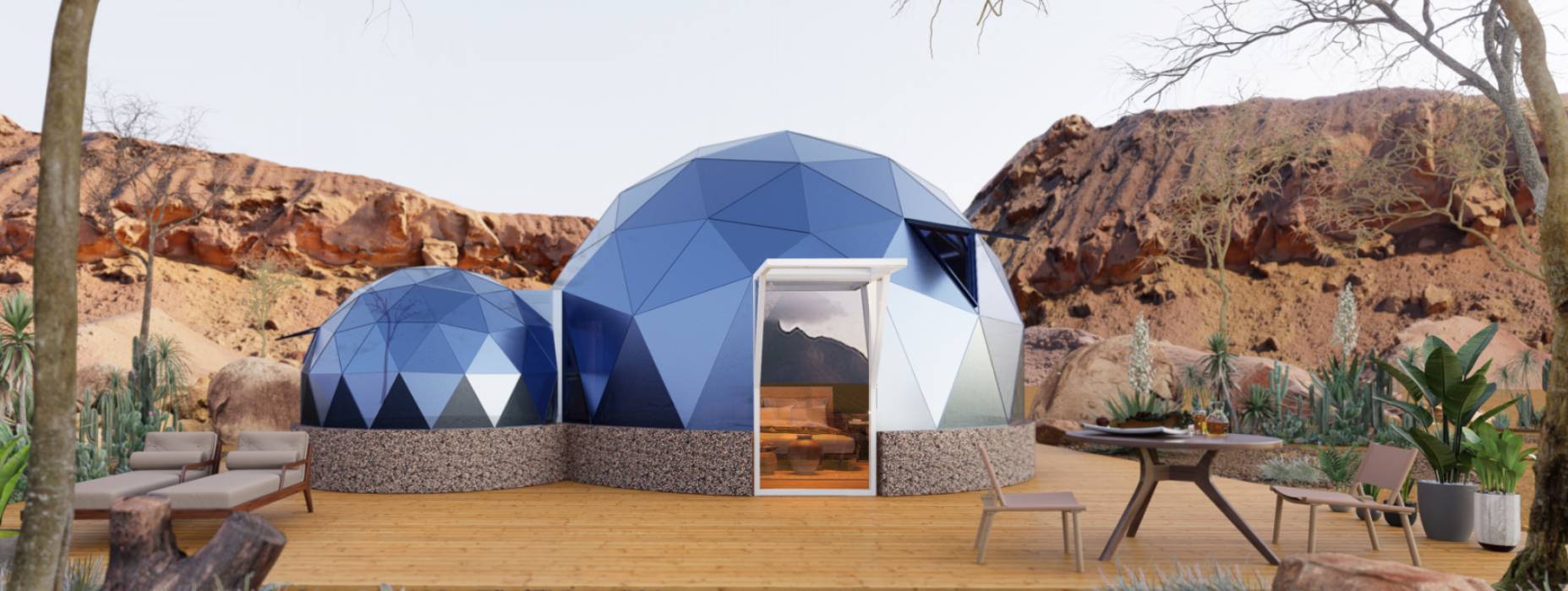 土默特左旗球形智能光伏玻璃星空房